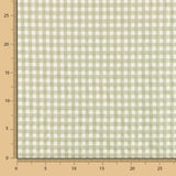 Algodón Seersucker Cuadro Medio Verde Anís - Ribes y Casals