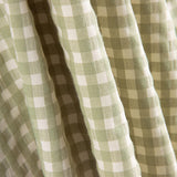 Algodón Seersucker Cuadro Medio Verde Anís - Ribes y Casals