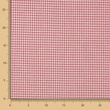 Algodón Seersucker Cuadro Mini Burdeos - Ribes y Casals