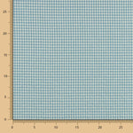 Algodón Seersucker Cuadro Mini Verde Agua - Ribes y Casals