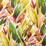 Loneta Estampada Selva Acuarela Verde y Mostaza - Ribes y Casals