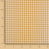 Algodón Seersucker Cuadro Medio Ocre - Ribes y Casals