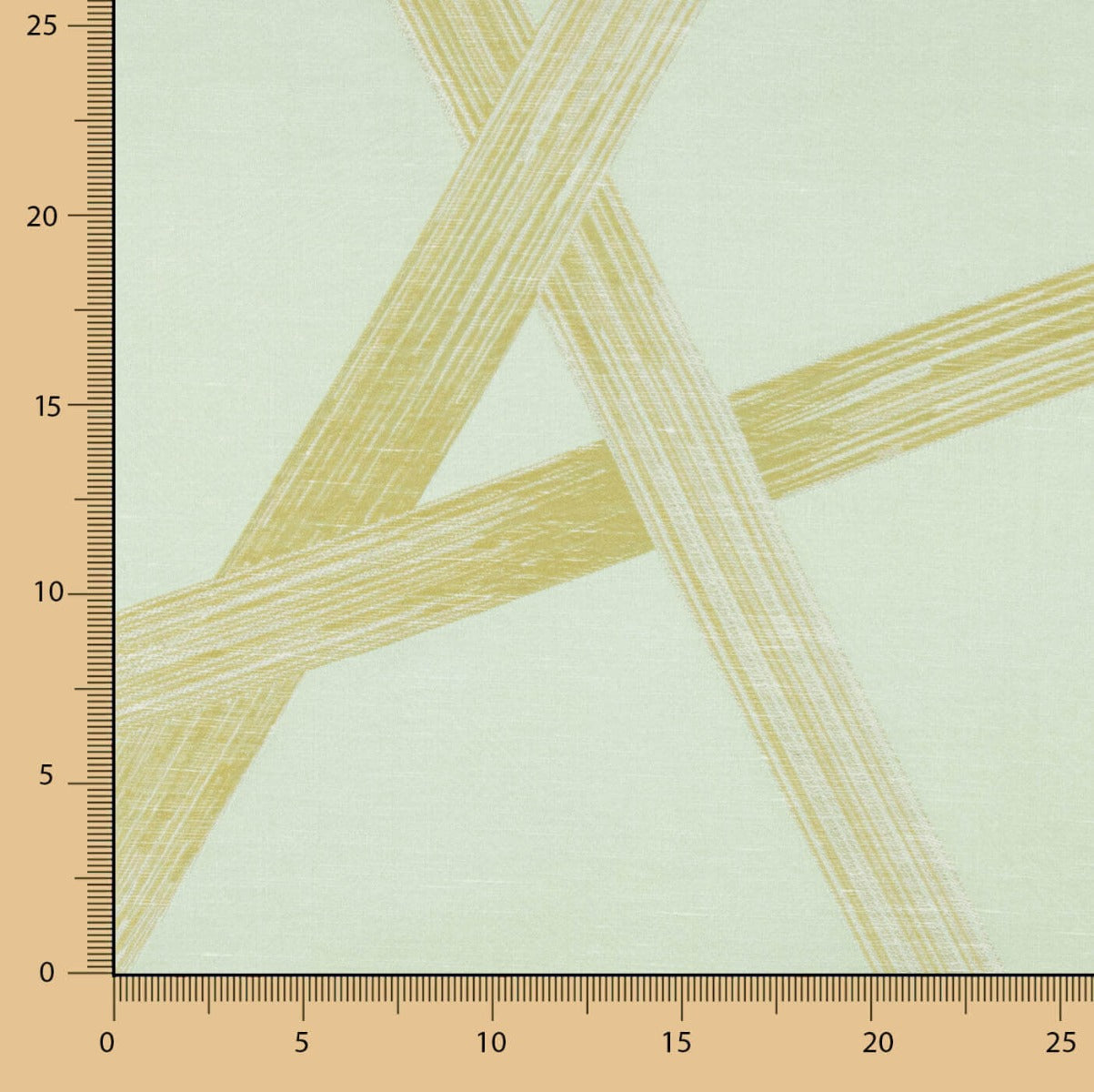 Shantung Poliéster Jacquard Verde Claro - Ribes y Casals