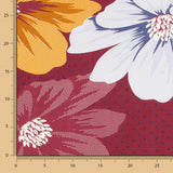 Spandex Floral Bourdeos - Ribes y Casals