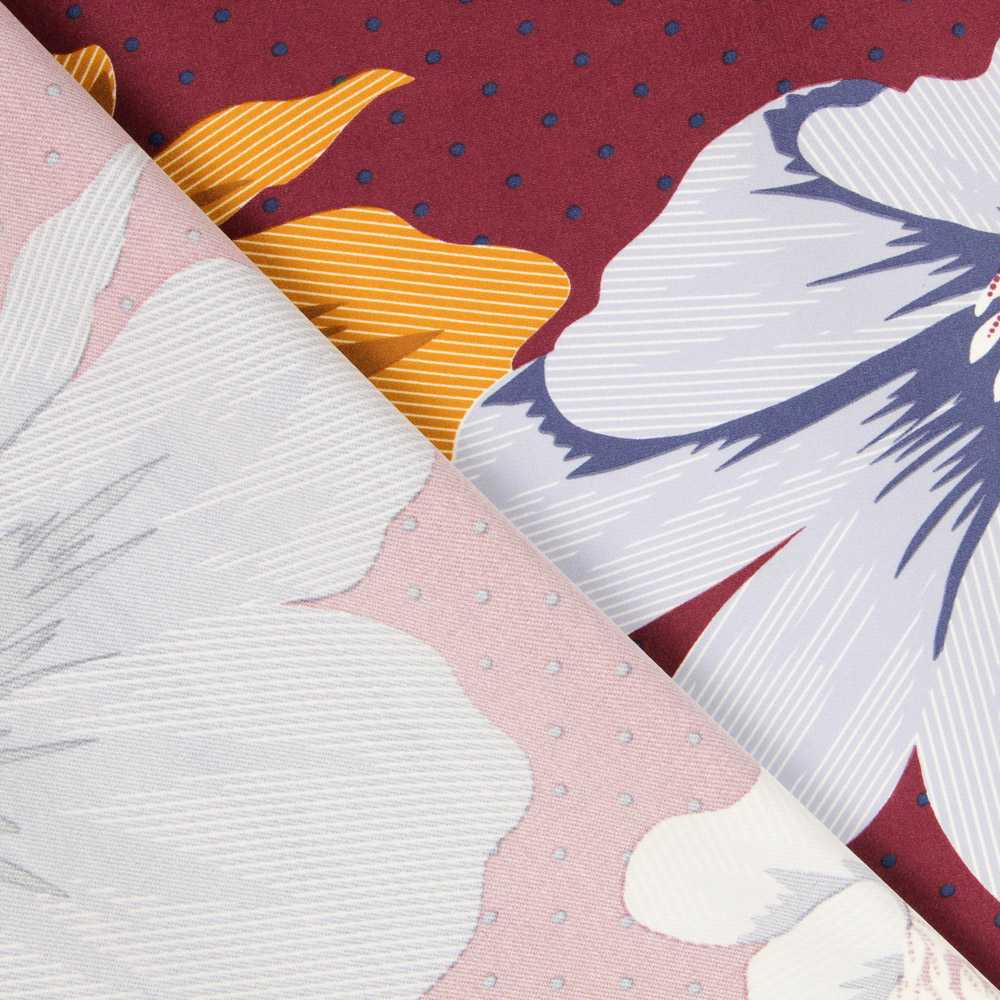 Spandex Floral Bourdeos - Ribes y Casals