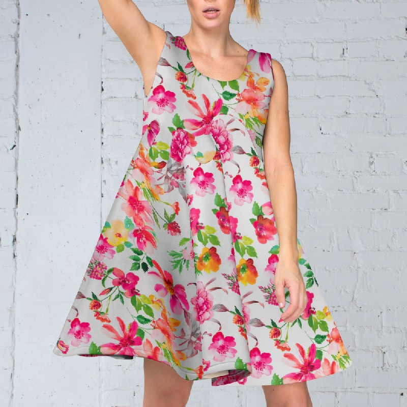 Stretch Flamenca Tropicana Rosa - Ribes y Casals