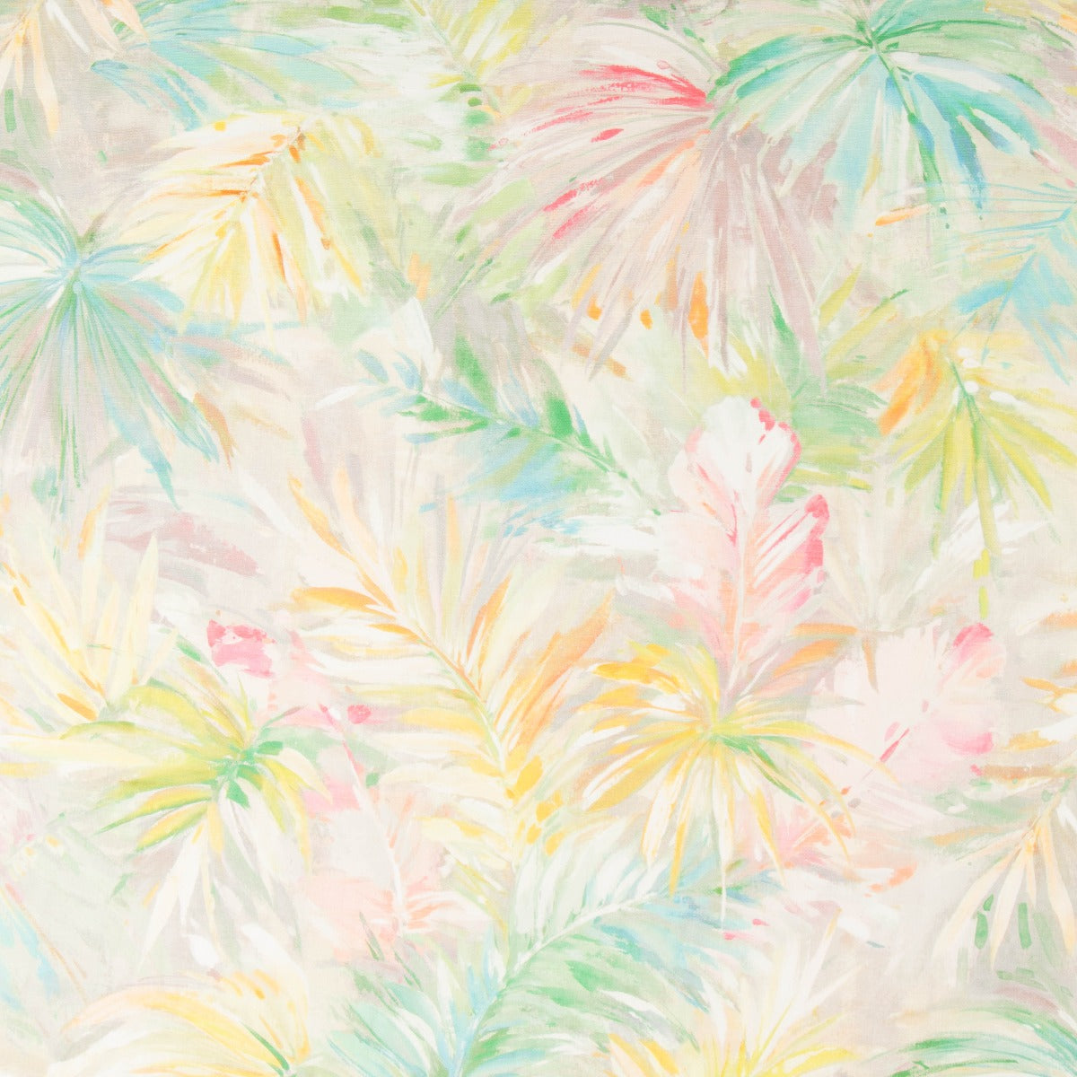 Tapicería Algodón Explosión Hojas Palma - Ribes y Casals