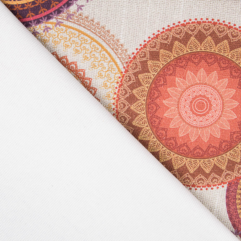 Tapicería Algodón Mandala Piedra - Ribes y Casals