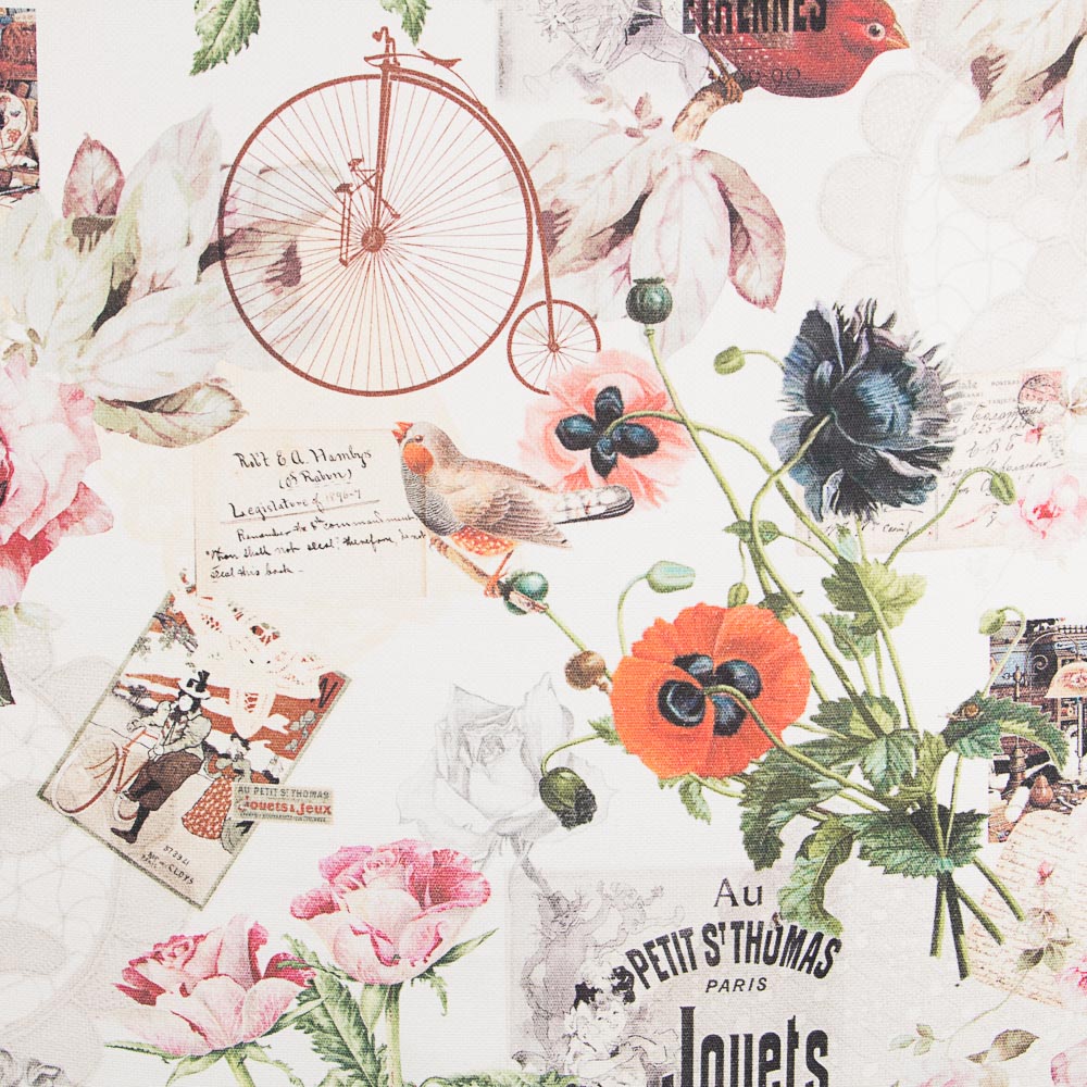 Tapicería Algodón Vintage Ciclos - Ribes y Casals