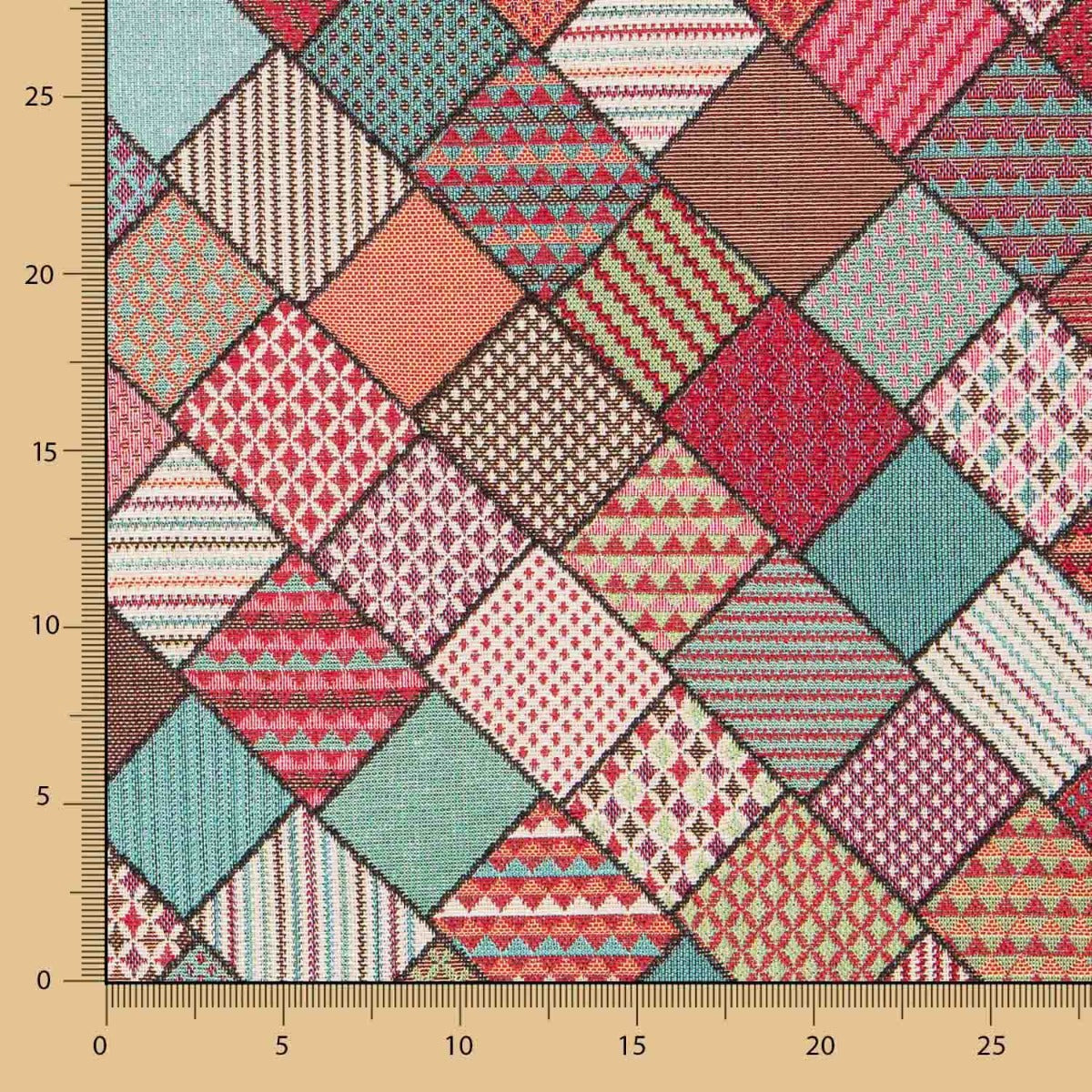 Tapicería Jacquard Patchwork - Ribes y Casals