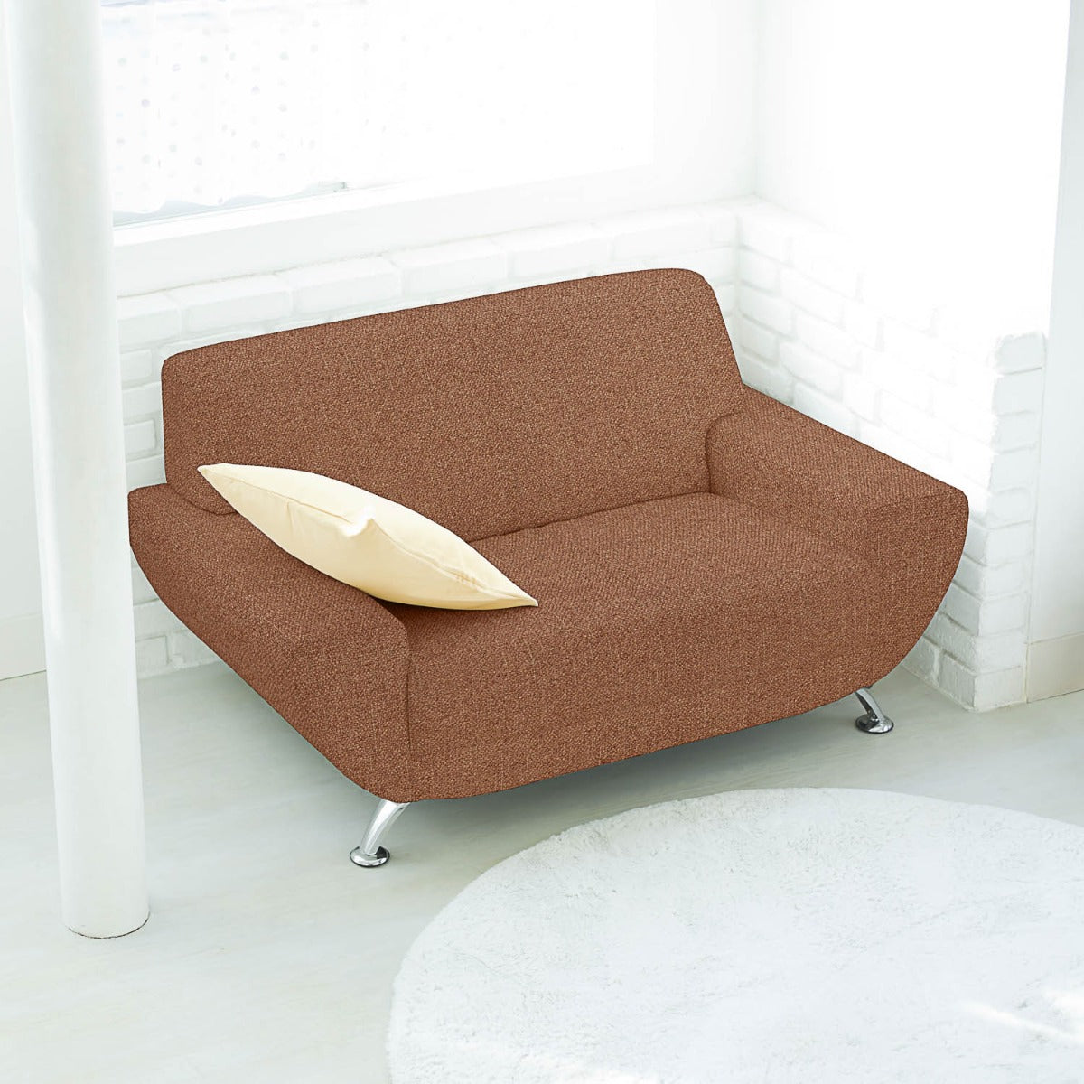 Tapicería Falso Liso Granate - Ribes y Casals