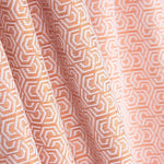 Tapicería Jacquard Geo Naranja - Ribes y Casals