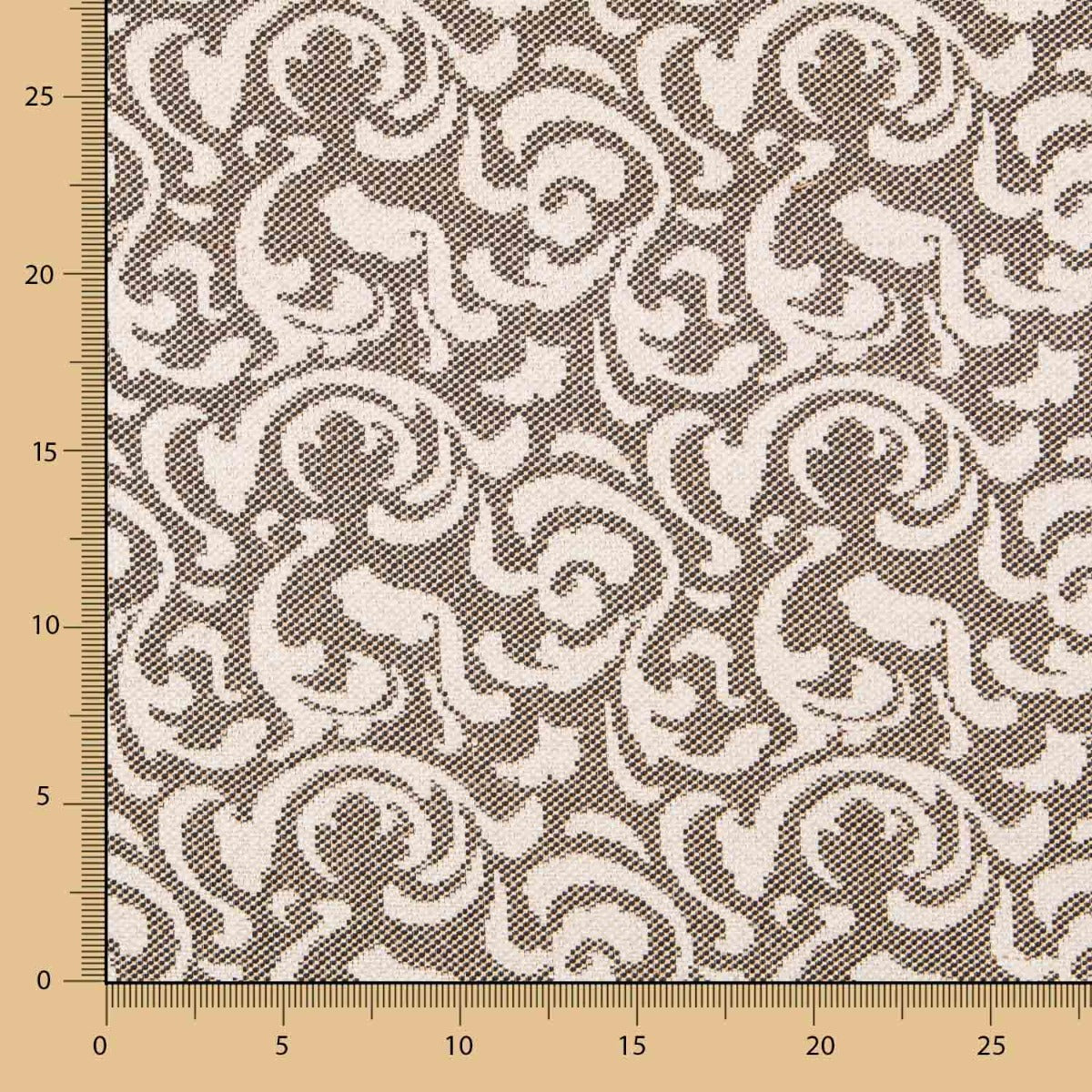 Tapicería Jacquard Barroco Marrón - Ribes y Casals