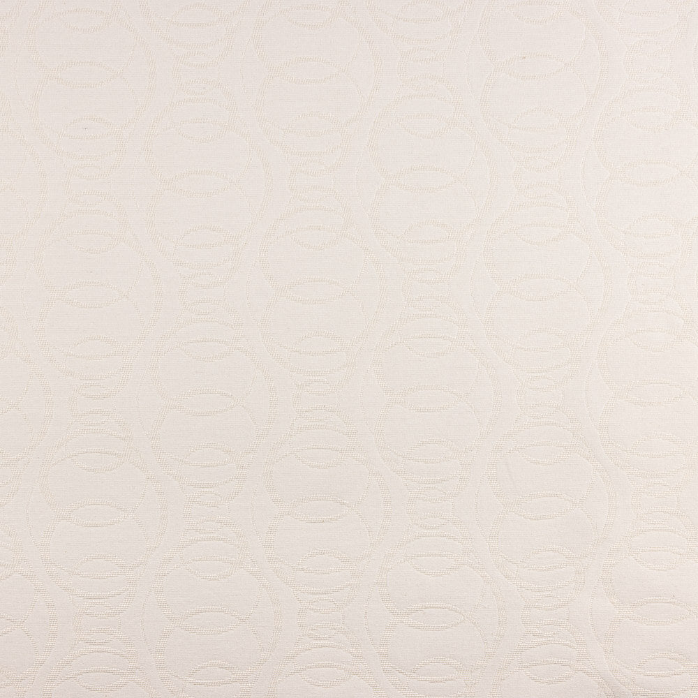 Tapicería Jacquard Círculos Crudo - Ribes y Casals