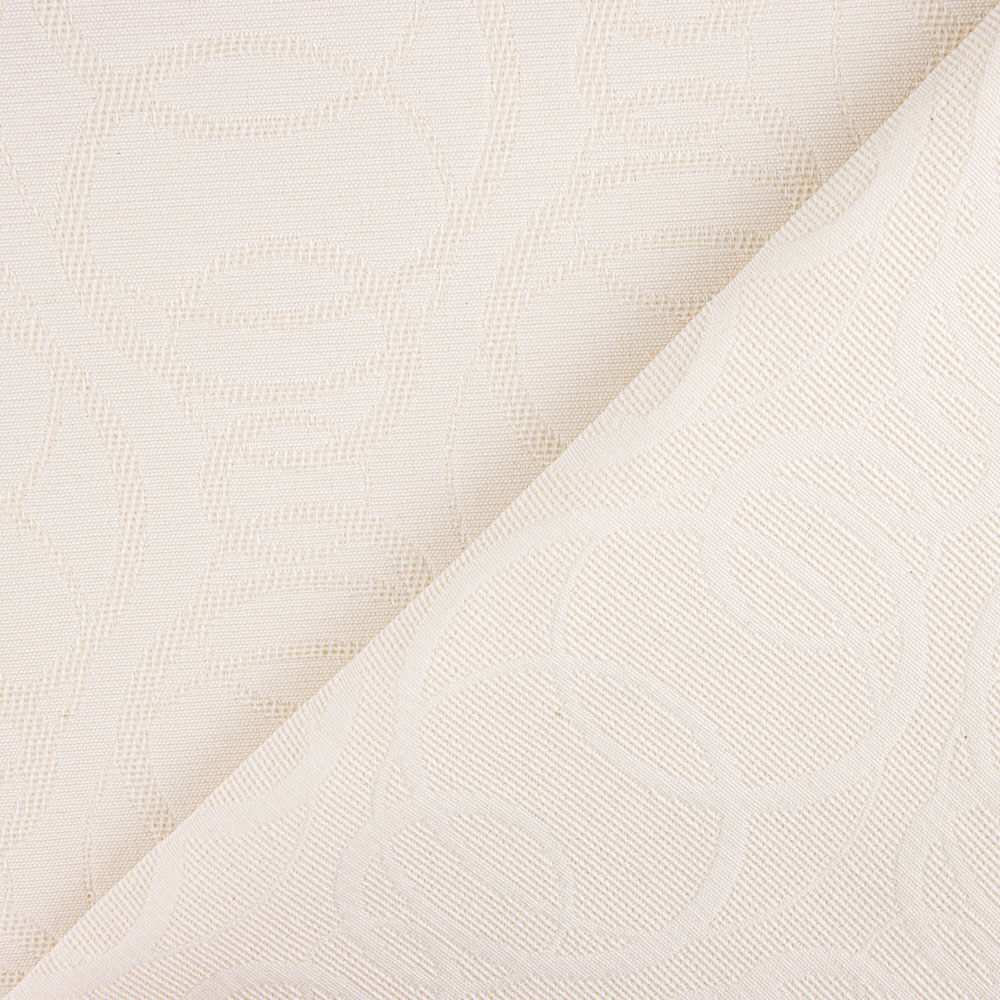 Tapicería Jacquard Círculos Crudo - Ribes y Casals