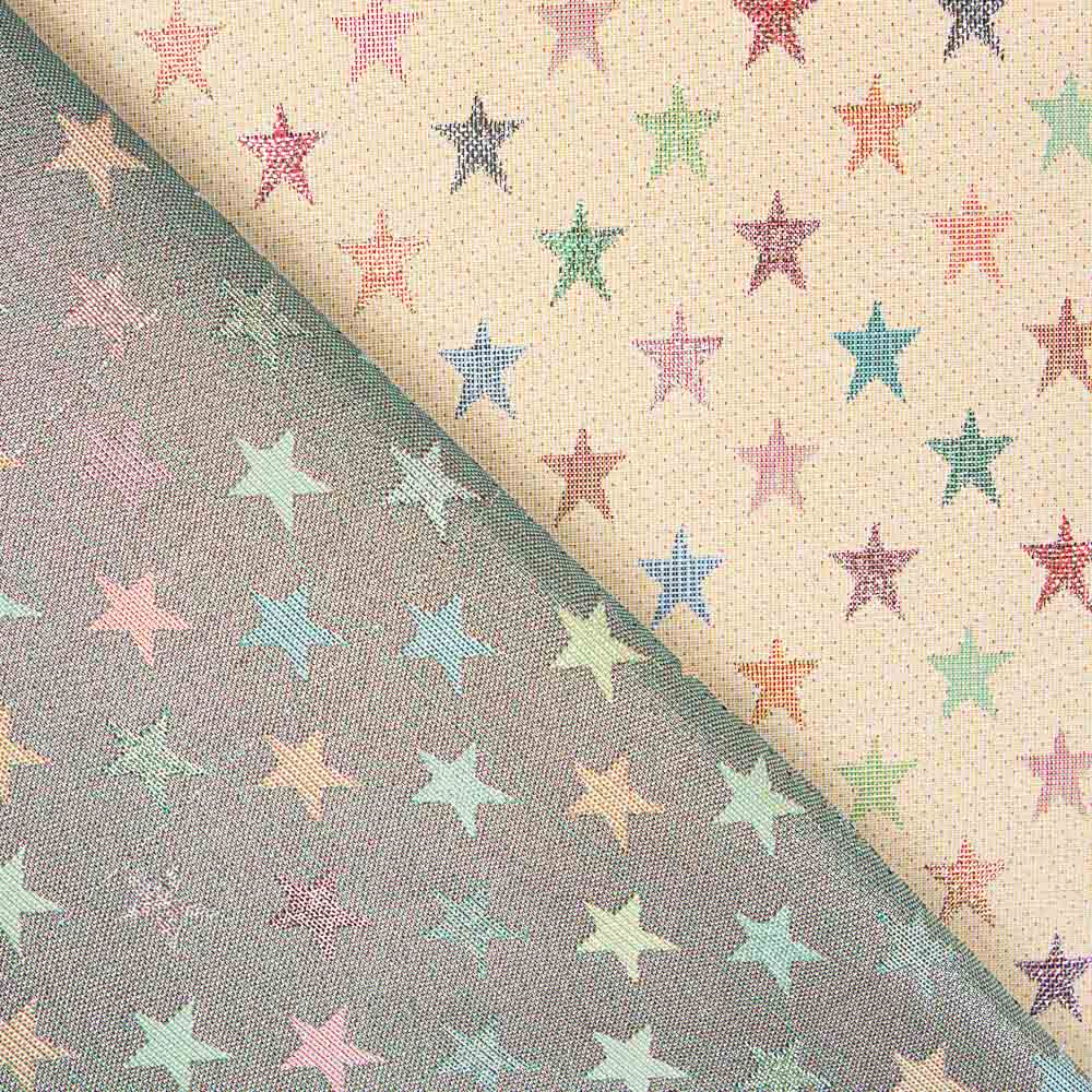 Tapicería Jacquard Estrellas Lurex - Ribes y Casals