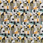 Tapicería Jacquard Geométrico Verde - Ribes y Casals