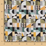 Tapicería Jacquard Geométrico Verde - Ribes y Casals