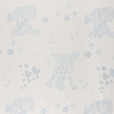 Tapicería Jacquard Infantil Celeste-Blanco - Ribes y Casals