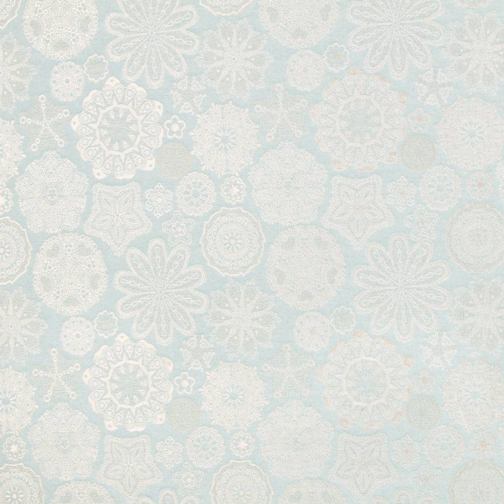 Tapicería Jacquard Mandala Verde Menta - Ribes y Casals