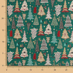 Tapicería Jacquard Navidad Verde - Ribes y Casals