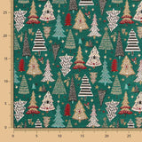 Tapicería Jacquard Navidad Verde - Ribes y Casals