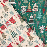 Tapicería Jacquard Navidad Verde - Ribes y Casals