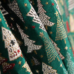 Tapicería Jacquard Navidad Verde - Ribes y Casals