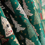 Tapicería Jacquard Navidad Verde - Ribes y Casals