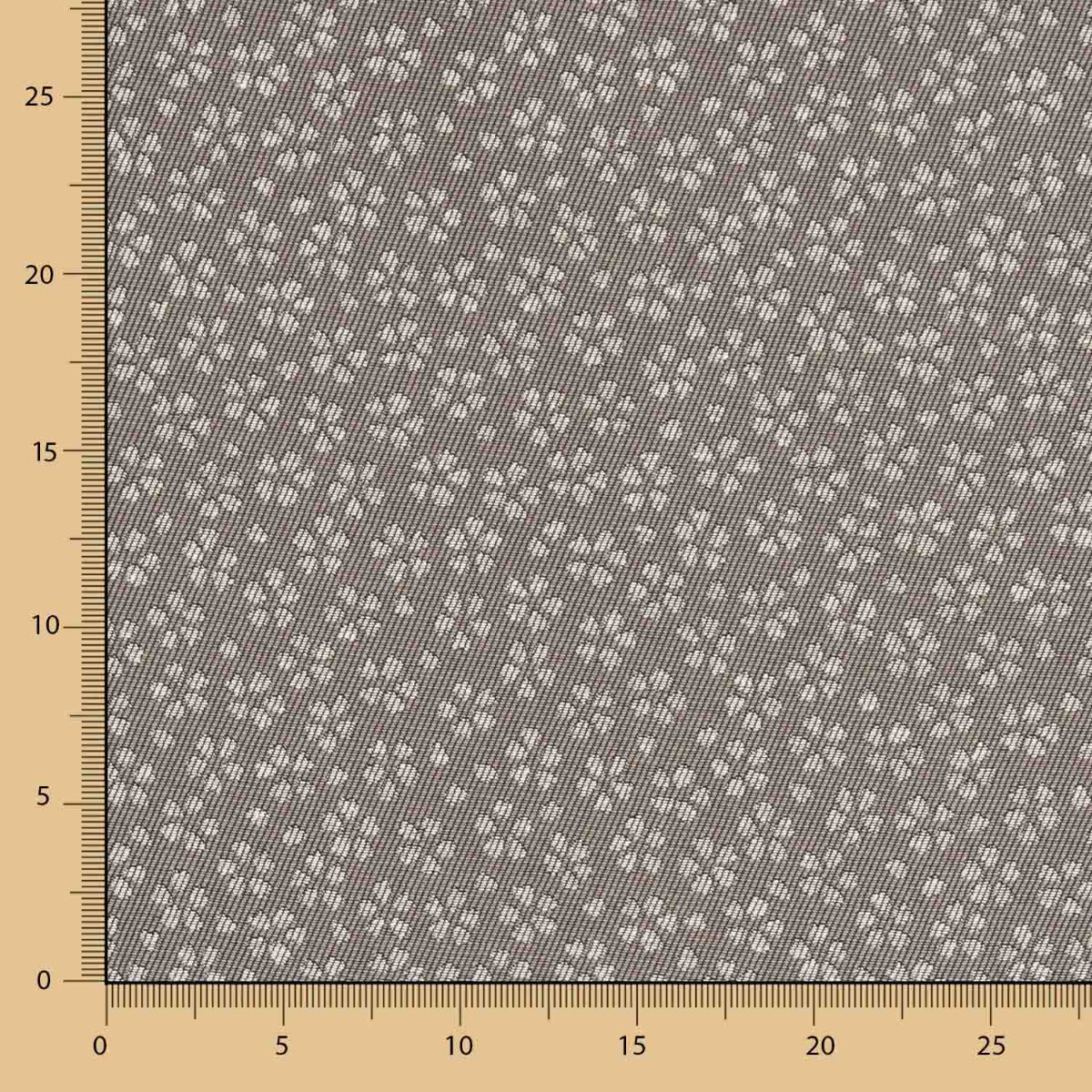 Tapicería Jacquard Pétalos Gris - Ribes y Casals