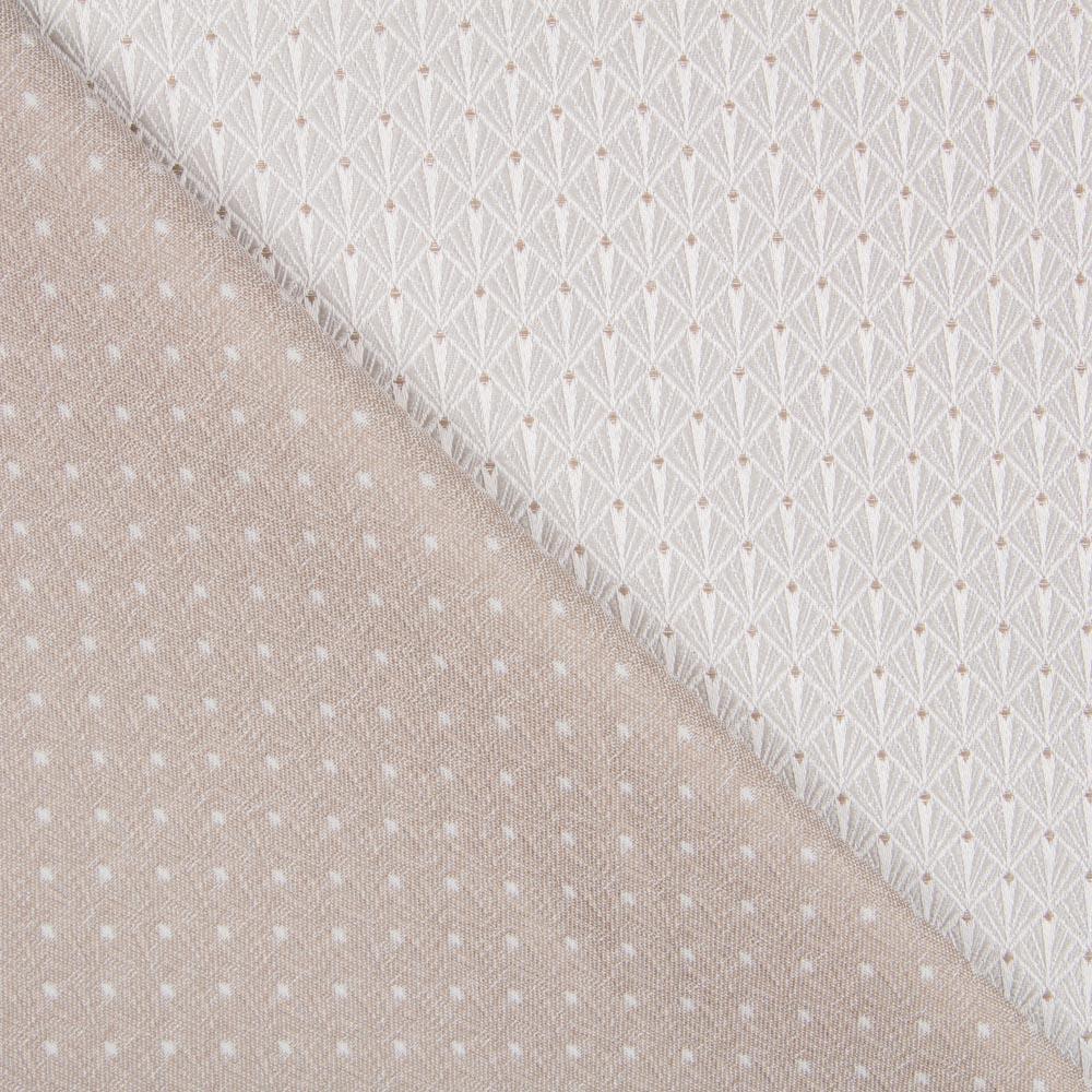 Tapicería Jacquard Pluma Beige - Ribes y Casals