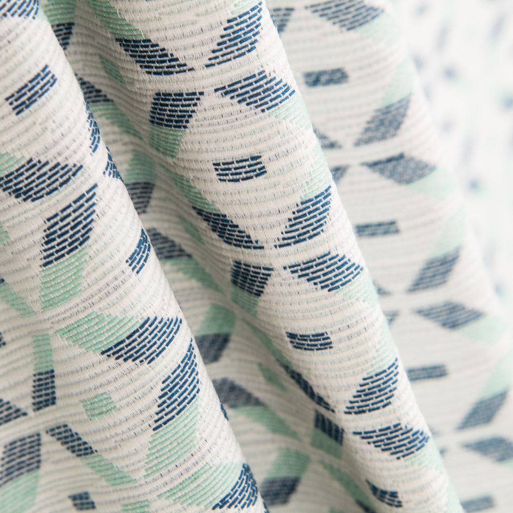 Tapicería Jacquard Étnica Verde - Ribes y Casals