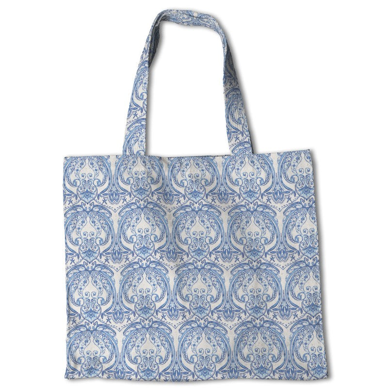 Tapicería Algodón Medallas Azul - Ribes y Casals