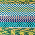 Tapicería Jacquard Bayadera Verdes - Ribes y Casals