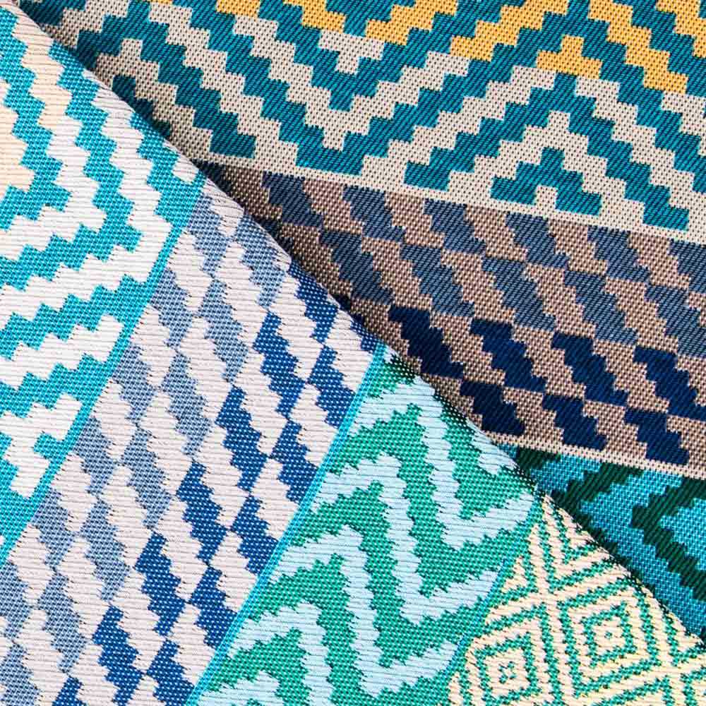 Tapicería Jacquard Bayadera Verdes - Ribes y Casals