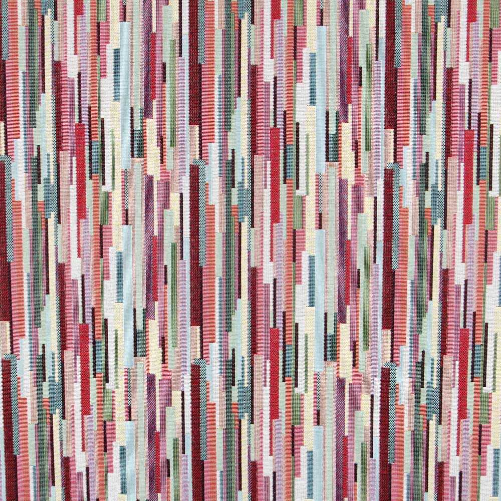 Tapicería Jacquard Bloques Multicolor - Ribes y Casals