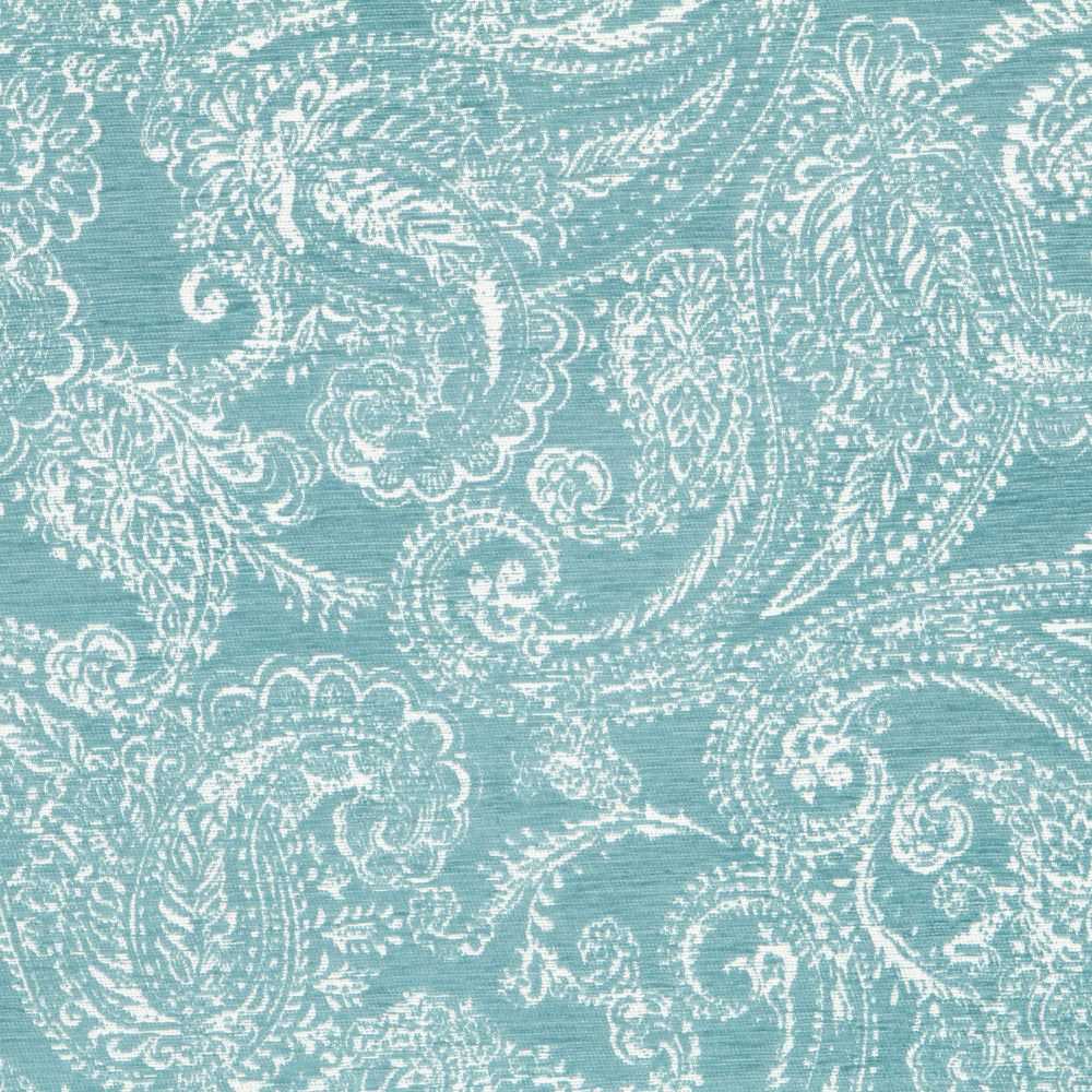 Tapiceria Jacquard Cachemir Turquesa - Ribes y Casals
