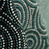 Tapicería Jacquard Circular Verde - Ribes y Casals