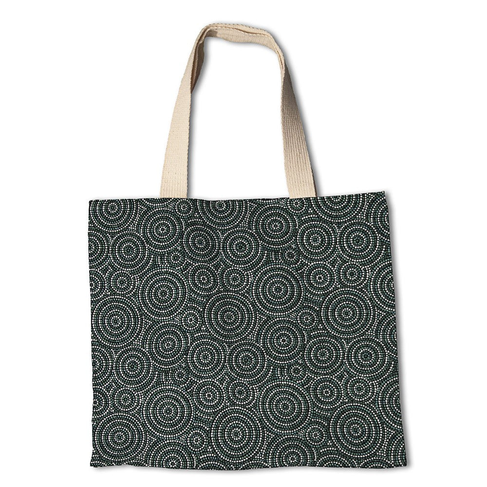 Tapicería Jacquard Circular Verde - Ribes y Casals