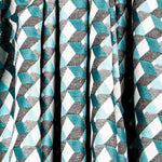 Tapicería Jacquard Cubos Verdes - Ribes y Casals