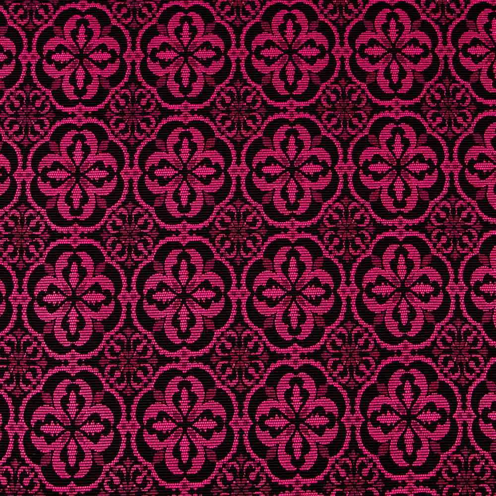 Tapicería Jacquard Flor Fucsia - Ribes y Casals