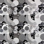 Tapicería Jacquard Japan Negro - Ribes y Casals