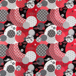 Tapicería Jacquard Japan Rojo - Ribes y Casals
