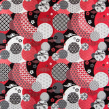 Tapicería Jacquard Japan Rojo - Ribes y Casals