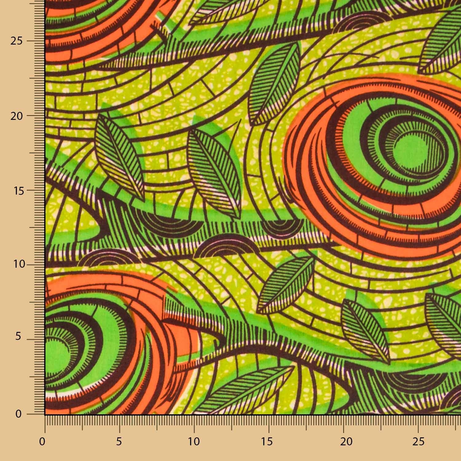 Tela Africana Wax Lusaka - Ribes y Casals