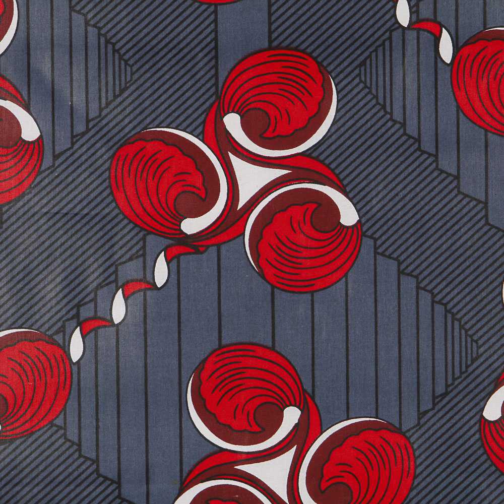 Retal Tela Africana Wax Mauricio 120x110cm - Ribes y Casals