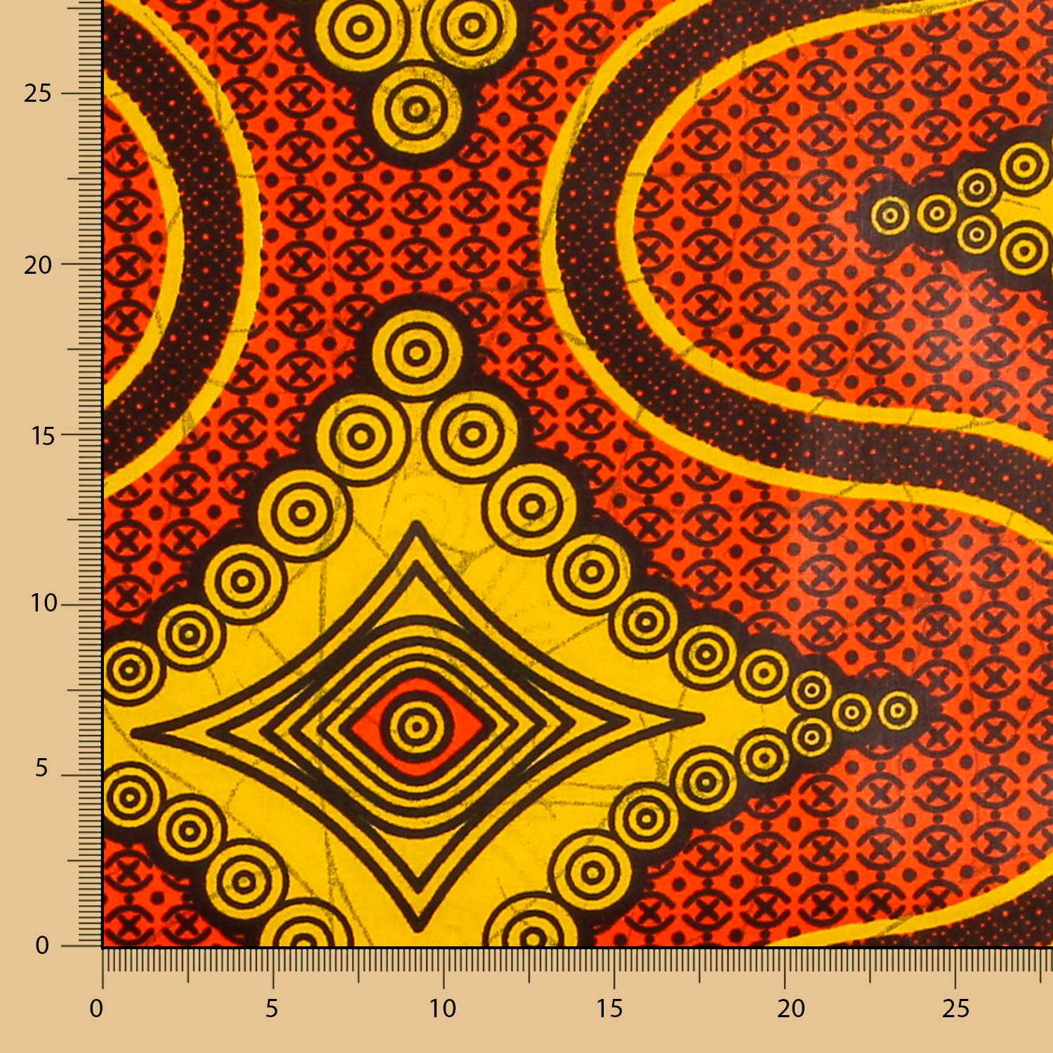 Tela Africana Wax Uganda - Ribes y Casals