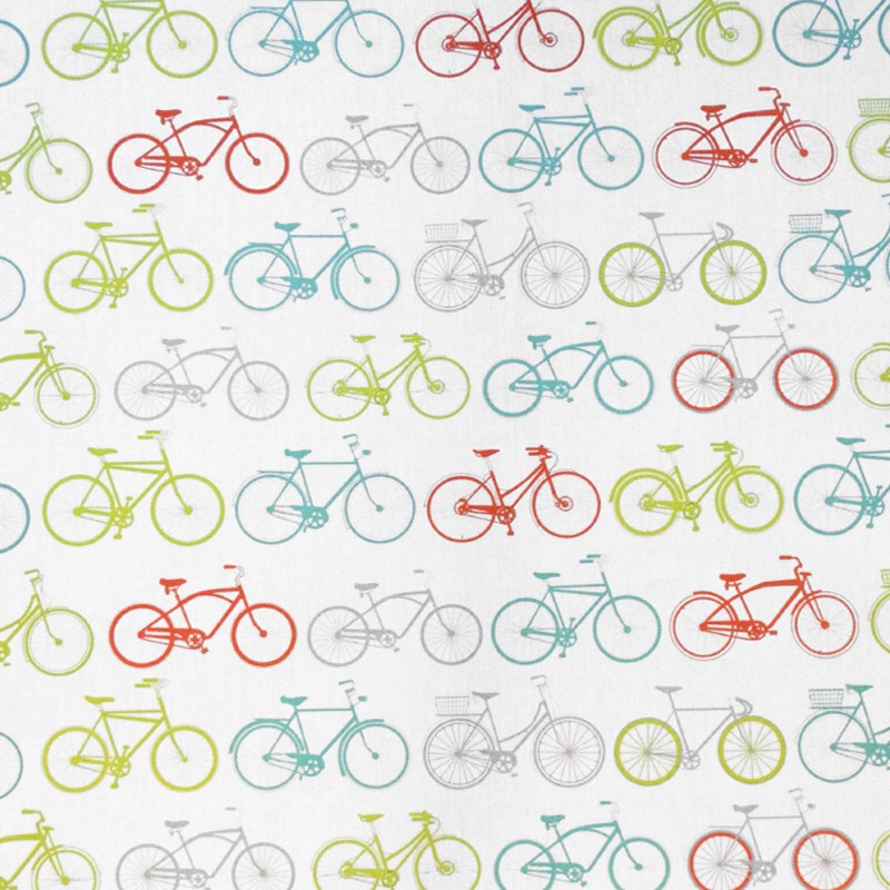 Popelín Algodón Bicicletas Cruda - Ribes y Casals