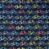 Popelín Algodón Bicicletas Marino - Ribes y Casals
