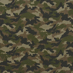 Tela Algodón Estampada Militar Beige - Ribes y Casals